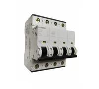 Siemens Interruptor Magnetotérmico 4P 4A 10KA Curva C 4 Módulos 5SY44047