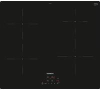 Siemens iQ100 EU611BEB6E Placa de inducción 60 cm sin marco | Seguridad infantil, función de temporizador, indicador de calor residual, vitrocerámica