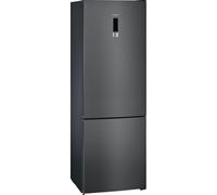 Siemens iQ300 KG49NXXEA Frigorífico Combi E Acero Inoxidable Negro