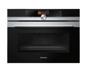 Siemens iQ700 CS636GBS2 Horno Compacto con Vapor 47L Inox/Negro
