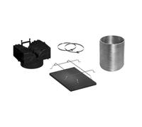 Siemens LZ11GKU13 - Kit de recirculación estándar | Standard Umluftset, Für Umluftbetrieb, Passend für Schrägessen, Gute Geruchsreduzierung, Alu-Flexschlauch 150 mm