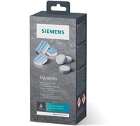 Siemens Multipack TZ80003A, contenido: 1 x 10 pastillas de limpieza (2,2 g cada una) y 2 x 3 pastillas descalcificadoras (36 g cada una), para cafeteras automáticas de la serie EQ, color blanco