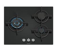 Placa Siemens iQ500 EP6A6CI10 60 cm Gas Wok Encendido Automático Vidrio Negro
