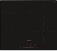 Siemens Placa de inducción inteligente EH601HFB1E iQ300, 60 cm, color negro, touchslider, extractor automático, la combinación perfecta de cocina y campana extractora