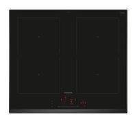 Siemens Placa de inducción inteligente iQ500, 60 cm, ED651HQB1E | Home Connect, botón favorito, función de pausa, bloqueo para niños, indicador de calor residual, vitrocerámica