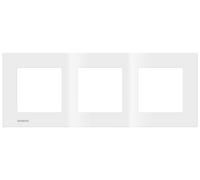Siemens - Placa triple blanco Siemens Delta Viva
