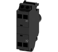 Siemens Portalámparas LED blanco 24-240 V AC/CC, conector roscado, tipo bloque de luz