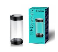 SIEMENS Recipiente para leche de cristal, TZ80008, apto para lavavajillas, 0,7 litros, apto para cafeteras automáticas EQ6 Plus, EQ500 Classic, EQ700 Classic