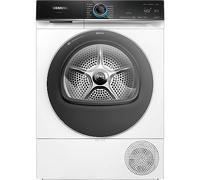 SIEMENS Secador Inteligente WQ45B2B40 iQ700 con Bomba de Calor, 9 kg, Secado óptimo autoseco, Condensador autolimpiante, Pantalla LED directTouch, Programa para Exteriores, Color Blanco, 60 cm