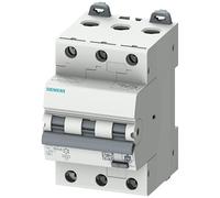 SIEMENS Sentron 5SU1 - Interruptor FI/LS (13 A, 3 pines, tipo C, sensibilidad, 30 mA)