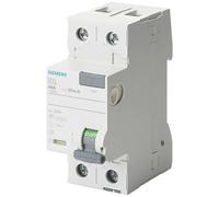 Siemens sentron - Interruptor diferencial tipo-f 25a 1+neutro 30ma 230v 2 módulos
