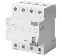 Siemens sentron - Interruptor diferencial tipo-f 40a 3+neutro 30ma 400v 4 módulos