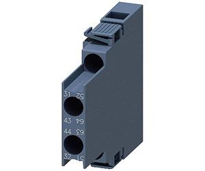 Siemens SIRIUS 3RH29111NF20 Bloque de contacto auxiliar de estado sólido, IEC Style, 2NO, montaje frontal, para uso con 3RT2/3RH2 tamaño S00-S3, terminal de tornillo