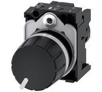 Siemens Sirius - Potenciometro Compacto Redondo plastico Negro 4,7k Ohm