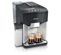Siemens Cafetera automática EQ500 integral TQ513D01, muchas especialidades de café, espumador de leche, recipiente de leche integrado, limpieza automática a vapor, 1500 W, Daylight plateado/negro
