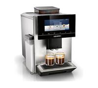 Siemens TQ903D03 Cafetera Superautomática Espresso con Molinillo Integrado, Tanque de Leche 0.7L, 19 Bar, 1500W, 2 Tazas Simultáneas, Acero Inoxidable