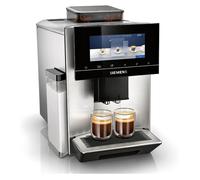 Siemens TQ903R03 EQ900 Máquina de Café Espresso Automática con Molinillo y Espumador de Leche, Negro/Acero Inoxidable, 1500 W, WLAN
