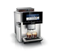 Cafetera superautomática - SIEMENS EQ.9 TQ907D03, 19 bar, 1500 W, 0,7 l, Plata, Acero inoxidable