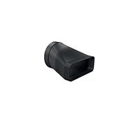 Siemens Tubo adaptador 150 mm redondo plano HZ9VDSI0 | Pieza adaptadora redonda-plana (macho), aerodinámicamente optimizada, simplemente sobre el manguito de conexión
