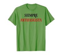 Siempre Antifascista Resist Anti Fascism Fight Pro Democracy Camiseta, Hombre, Hierba, S