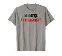 Siempre Antifascista Resist Anti Fascism Fight Pro Democracy Camiseta, Hombre, Pizarra, 3XL