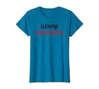 Siempre Antifascista Resist Anti Fascism Fight Pro Democracy Camiseta, Mujer, Zafiro, XXL