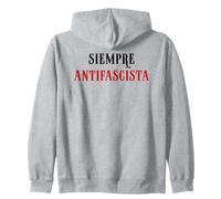 Siempre Antifascista Resist Anti Fascism Fight Pro Democracy Sudadera con Capucha
