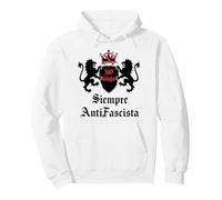 Siempre Antifascista Resist Anti Fascism US No Kings Protest Sudadera con Capucha