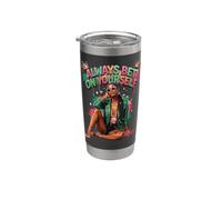 Siempre apuesta por ti mismo Mujeres negras Orgullo afroamericano Vaso térmico de acero inoxidable de doble pared