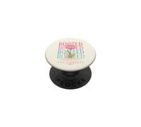 Siempre arraigado en Cristo Floral Fe Cristiana Flor Primavera PopSockets PopGrip Adhesivo