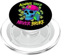 Siempre Cansado Nunca Rompió Cráneo Gracioso Bitcoin PopSockets PopGrip para MagSafe