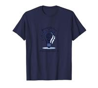 Siempre en la Tarea Siempre entendiendo la Bombilla Cerebral Camiseta, Hombre, Azul Marino, 5XL