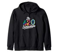 Siempre es 420 en algún Lugar Tie Dye Funny Cannabis Gift Sudadera con Capucha