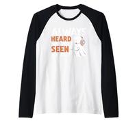 Siempre escuché y Nunca Visto Dispatch, Espeluznante Fantasma de Halloween Camiseta Manga Raglan