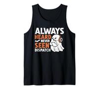 Siempre escuché y Nunca Visto Dispatch, Espeluznante Fantasma de Halloween Camiseta sin Mangas