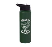 Siempre estás en una aventura Mes de Concientización sobre la Demencia Stainless Steel Insulated Water Bottle