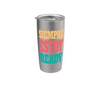 Siempre estoy listo Vaso térmico de acero inoxidable de doble pared