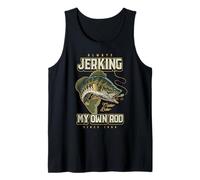 Siempre estoy sacudiendo mi caña de pesca Funny Birthding Camiseta sin Mangas