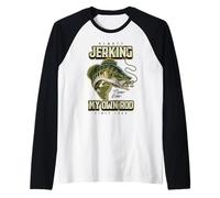 Siempre estoy sacudiendo mi caña de pesca Funny Birthing Camiseta Manga Raglan