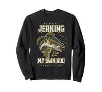 Siempre Estoy sacudiendo mi caña de Pesca Funny Birthing Sudadera