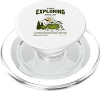 Siempre explorando - Aventuras al Aire Libre en la montaña de fogatas PopSockets PopGrip para MagSafe