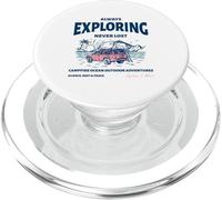 Siempre explorando Nunca perdido fogata océano Aventura al Aire Libre PopSockets PopGrip para MagSafe