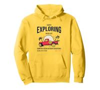 Siempre explorando Nunca perdido fogata océano Aventura al Aire Libre Sudadera con Capucha