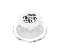 Siempre fuiste tú, Linda Pareja de Amor y corazón de San Valentín PopSockets PopGrip para MagSafe