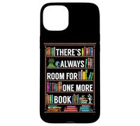 Siempre hay espacio para un amante de los libros más leyendo Bookworm Carcasa para iPhone 15 Plus