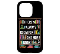 Siempre hay espacio para un amante de los libros más leyendo Bookworm Carcasa para iPhone 15 Pro
