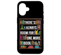 Siempre hay espacio para un amante de los libros más leyendo Bookworm Carcasa para iPhone 16