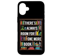 Siempre hay espacio para un amante de los libros más leyendo Bookworm Carcasa para iPhone 16 Plus