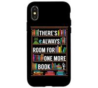 Siempre hay espacio para un amante de los libros más leyendo Bookworm Carcasa para iPhone X/XS