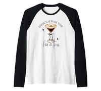 Siempre Hay Tiempo para un Tini Espresso Martini Time Vintage Camiseta Manga Raglan
